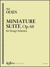 Miniature Suite, Op. 68 Orchestra sheet music cover
